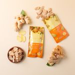 DALSAEANG Sweet Ginger Chips 14g – Candied Ginger made with 100% Bongdong Ginger, Ultra-Thin 1mm Crunch, Naturally Sweet Flavor, Perfect Daily Pack _ Made in KOREA
